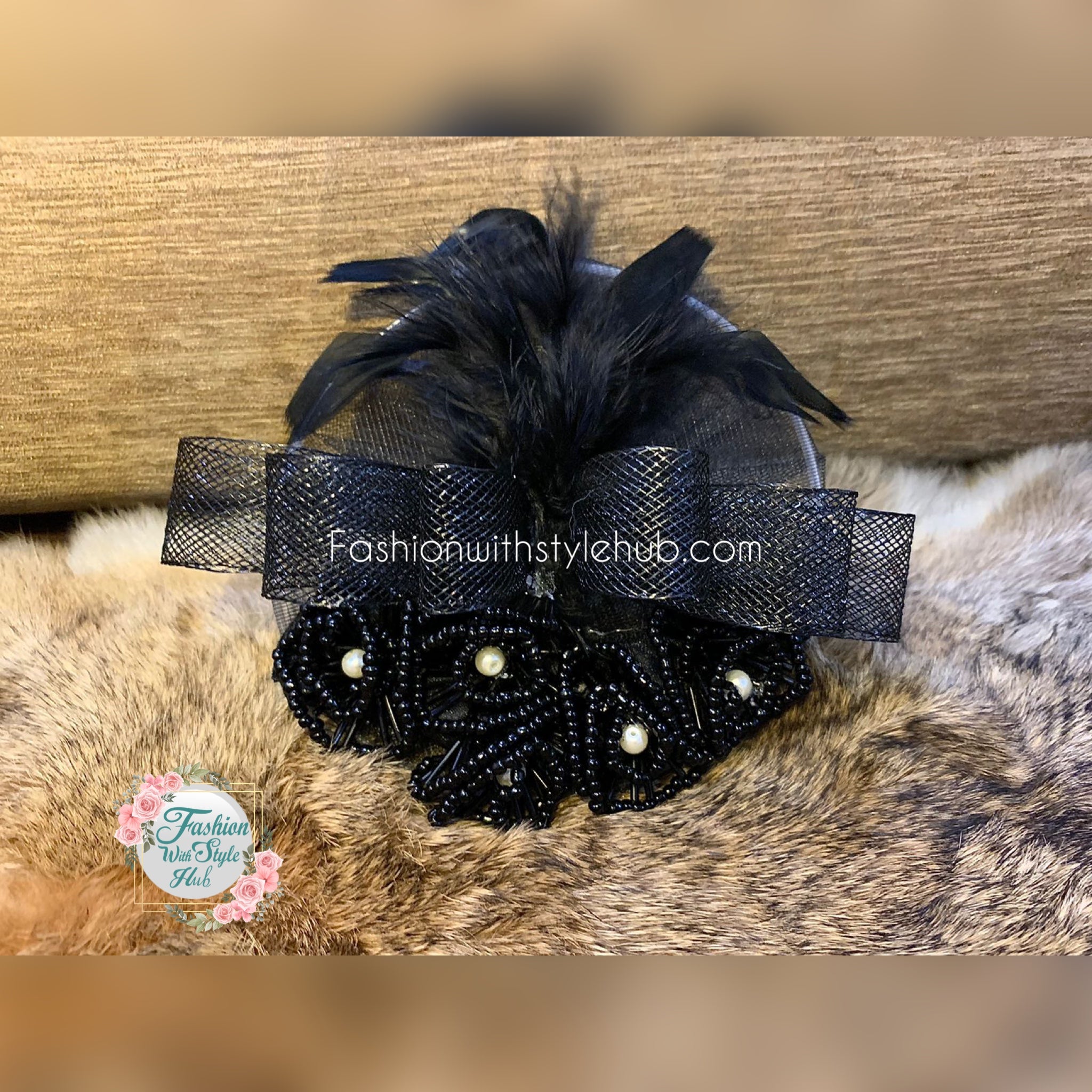 Black Grackle Fascinator