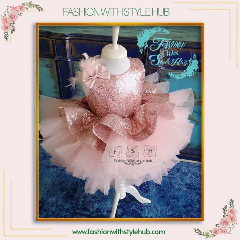 Peach Tutu Frock