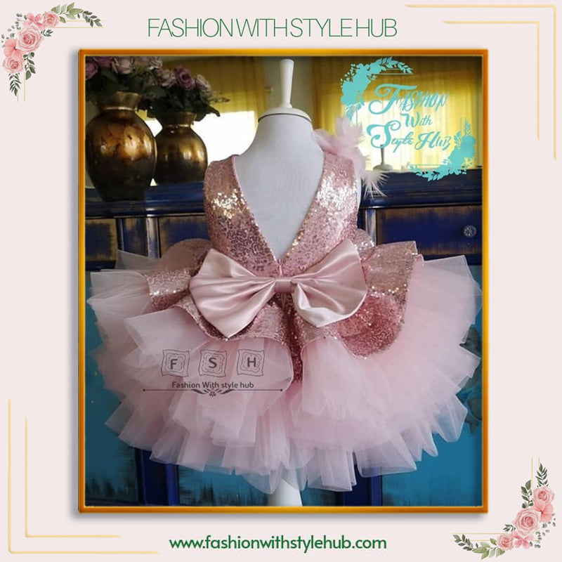 Peach Tutu Frock